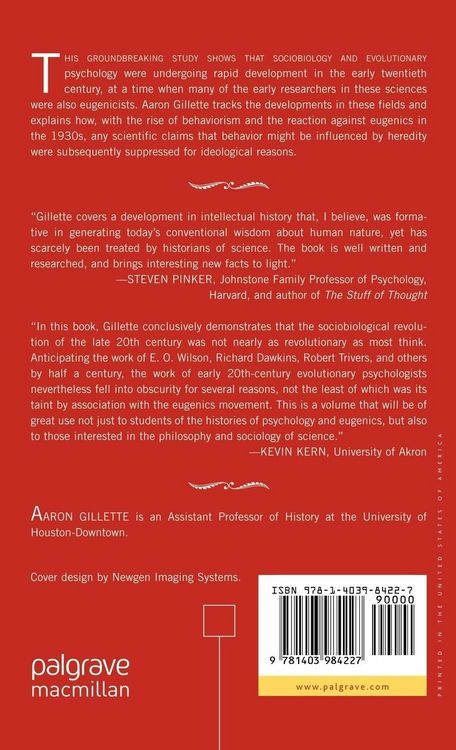 Produktbild: Eugenics and the Nature-Nurture Debate in the Twentieth Century