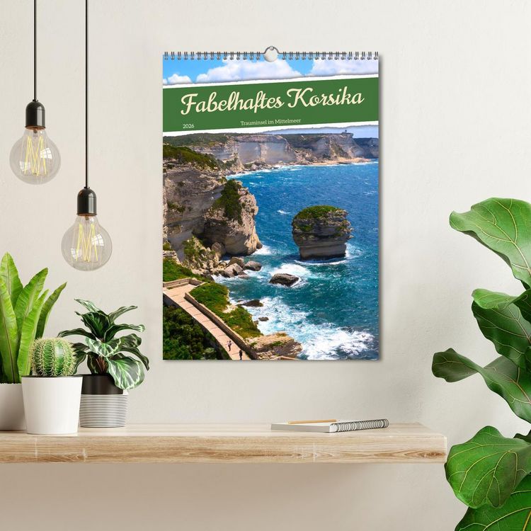 Produktbild: Fabelhaftes Korsika - Trauminsel im Mittelmeer (Wandkalender 2026 DIN A3 hoch), CALVENDO Monatskalender