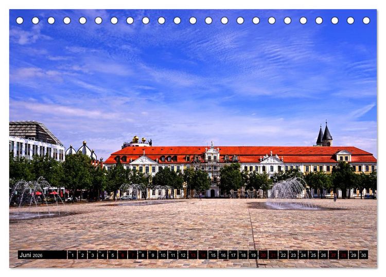 Produktbild: Magdeburger Ansichten (Tischkalender 2026 DIN A5 quer), CALVENDO Monatskalender