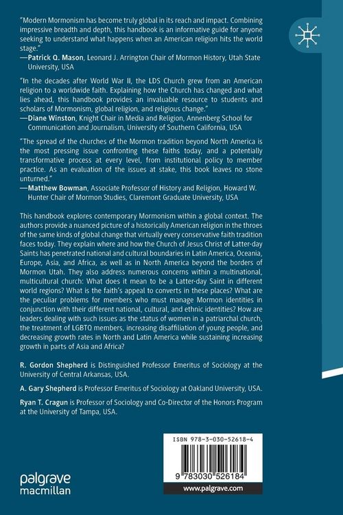 Produktbild: The Palgrave Handbook of Global Mormonism