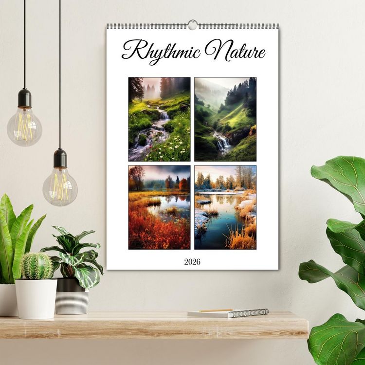 Produktbild: Rhythmic Nature (Wall Calendar 2026 DIN A2 portrait), CALVENDO 12 Month Wall Calendar