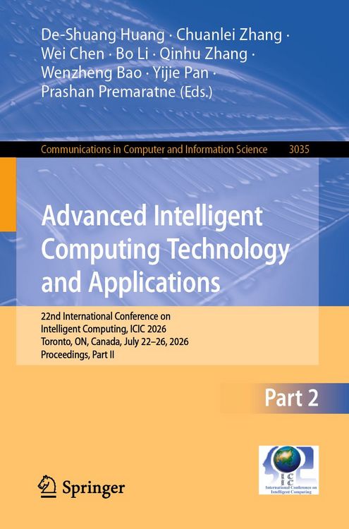 Produktbild: Advanced Intelligent Computing Technology and Applications