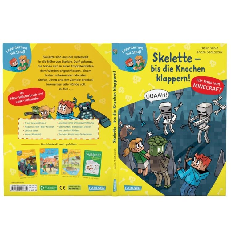 Produktbild: Minecraft 7: Skelette &ndash; bis die Knochen klappern!