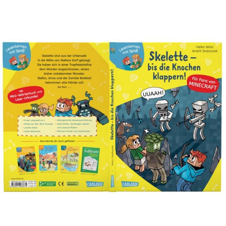 Produktbild: Minecraft 7: Skelette &ndash; bis die Knochen klappern!