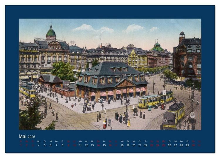 Produktbild: Historisches Frankfurt am Main von 1888 bis 1918 (Wandkalender 2026 DIN A3 quer), CALVENDO Monatskalender