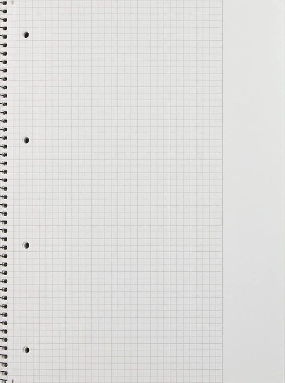 Produktbild: OXFORD Collegeblock A4 80 Blatt, kariert mit weissem Rand links und rechts, 70 g/m&sup2;, 4fach gelocht