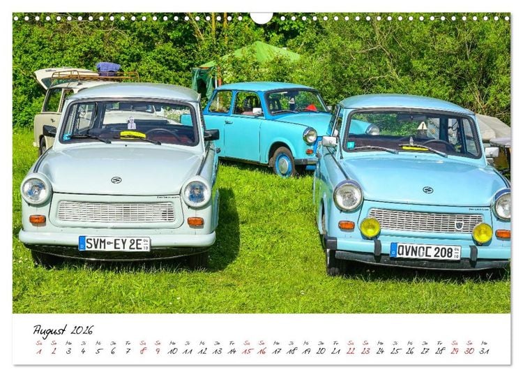 Produktbild: Trabi-Treffen (Wandkalender 2026 DIN A3 quer), CALVENDO Monatskalender