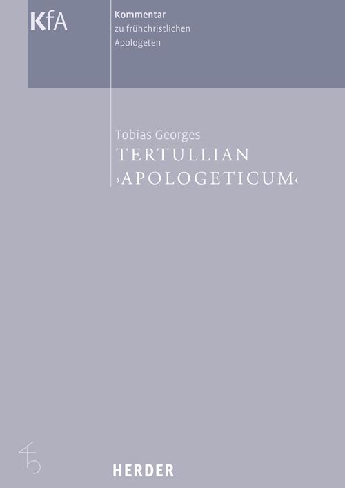 Produktbild: Tertullian 'Apologeticum'