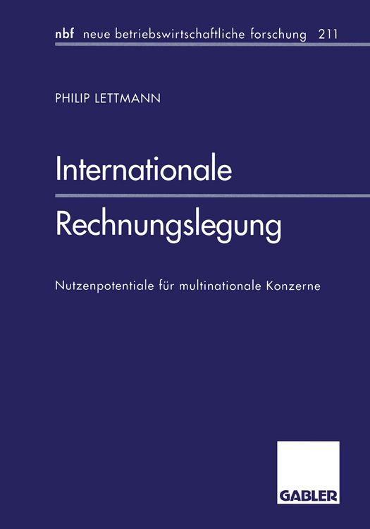 Produktbild: Internationale Rechnungslegung