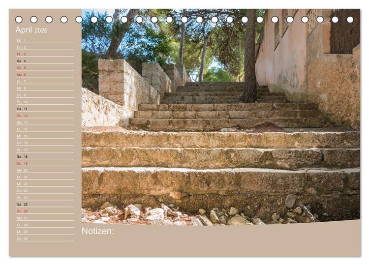 Produktbild: Im Osten von Mallorca (Tischkalender 2026 DIN A5 quer), CALVENDO Monatskalender