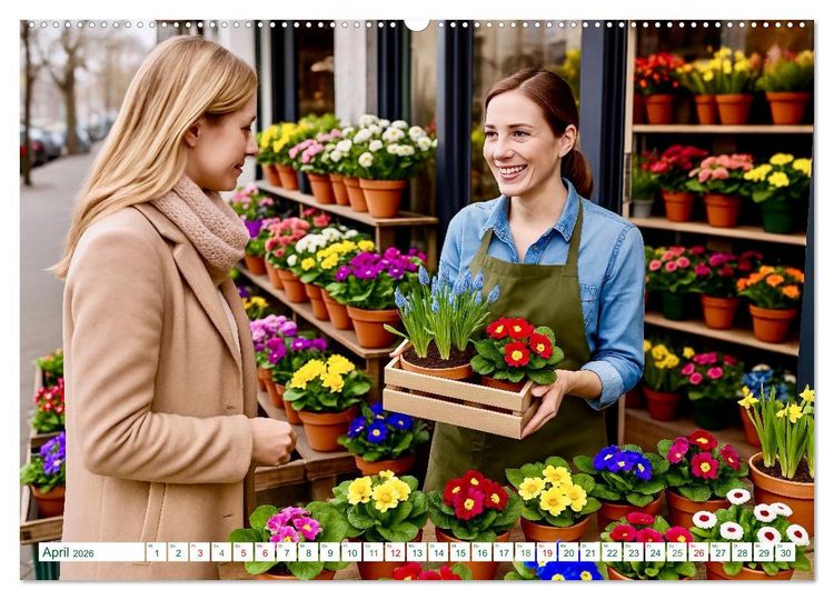 Produktbild: Floristen und ihr Handwerk (hochwertiger Premium Wandkalender 2026 DIN A2 quer), Kunstdruck in Hochglanz
