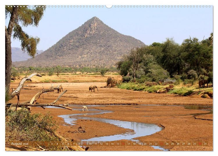 Produktbild: Traumlandschaften Kenia (hochwertiger Premium Wandkalender 2026 DIN A2 quer), Kunstdruck in Hochglanz