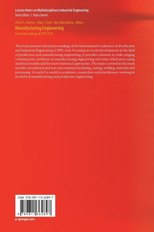 Produktbild: Manufacturing Engineering