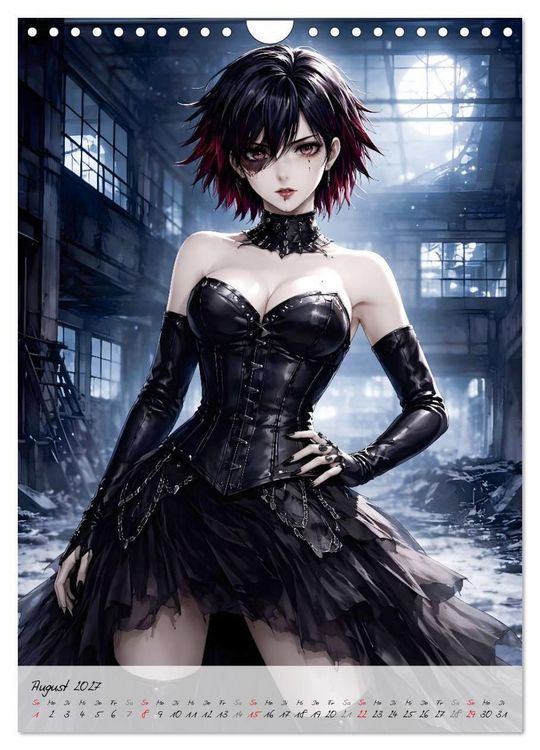 Produktbild: Vampire Couture (Wandkalender 2027 DIN A4 hoch), CALVENDO Monatskalender