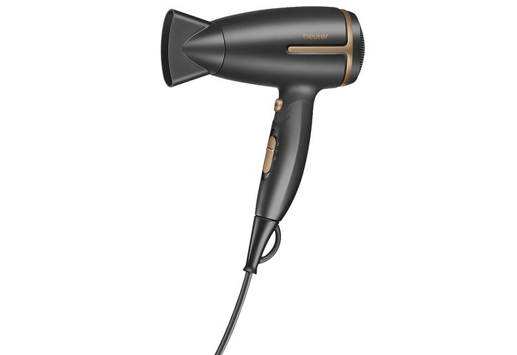Produktbild: Beurer HC 25 LTD. Reisehaartrockner Schwarz, Rose