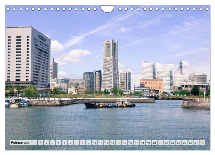 Produktbild: Japan - Tokio, Yokohama, Nagasaki (Wandkalender 2026 DIN A4 quer), CALVENDO Monatskalender