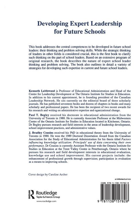 Produktbild: Developing Expert Leadership For Future Schools