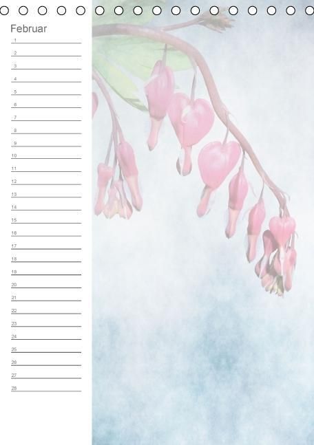 Produktbild: Zarte Bl&uuml;ten / Geburtstagskalender (Tischkalender immerw&auml;hrend DIN A5 hoch)