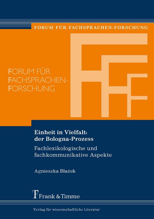 Produktbild: Einheit in Vielfalt: der Bologna-Prozess