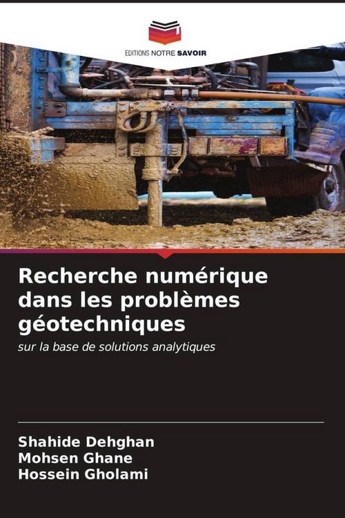 Produktbild: Recherche num&eacute;rique dans les probl&egrave;mes g&eacute;otechniques