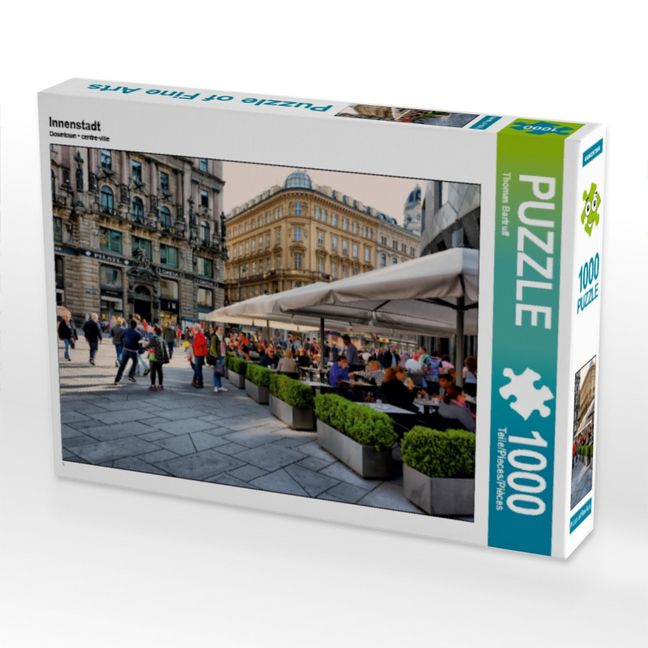 Produktbild: CALVENDO Puzzle Innenstadt | 1000 Teile Lege-Gr&ouml;&szlig;e 64x48cm Foto-Puzzle f&uuml;r gl&uuml;ckliche Stunden