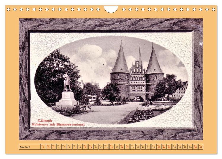 Produktbild: Gru&szlig; aus L&uuml;beck (Wandkalender 2026 DIN A4 quer), CALVENDO Monatskalender