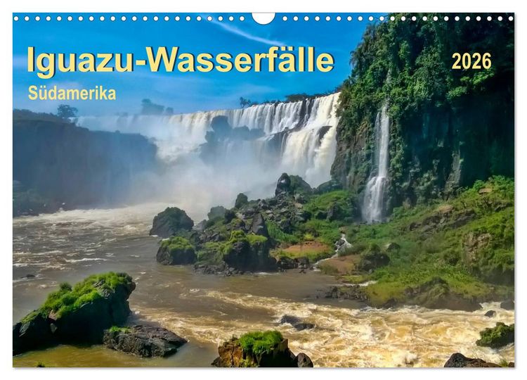 Produktbild: Iguazu Wasserf&auml;lle - S&uuml;damerika (Wandkalender 2026 DIN A3 quer), CALVENDO Monatskalender