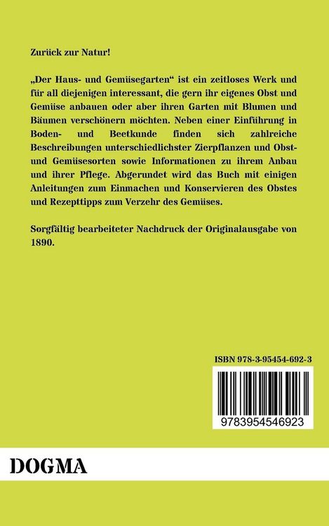 Produktbild: Der Haus- und Gem&uuml;segarten