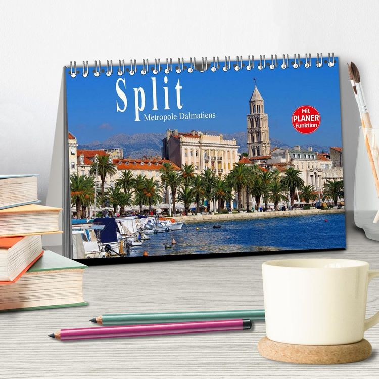 Produktbild: Split - Metropole Dalmatiens (Tischkalender 2026 DIN A5 quer), CALVENDO Monatskalender
