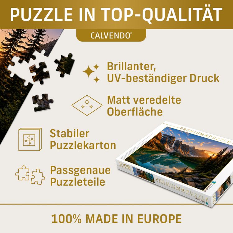Produktbild: CALVENDO Puzzle Ein Motiv aus dem Kalender Wandern um das Ubaye-Tal | 1000 Teile Lege-Gr&ouml;&szlig;e 64x48cm Foto-Puzzle f&uuml;r gl&uuml;ckliche Stunden