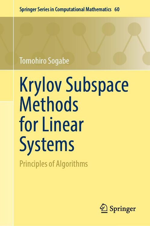Produktbild: Krylov Subspace Methods for Linear Systems
