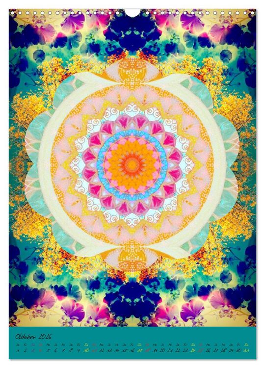 Produktbild: Bl&uuml;hende Mandalas (Wandkalender 2026 DIN A3 hoch), CALVENDO Monatskalender