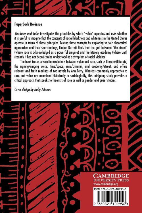 Produktbild: Blackness and Value