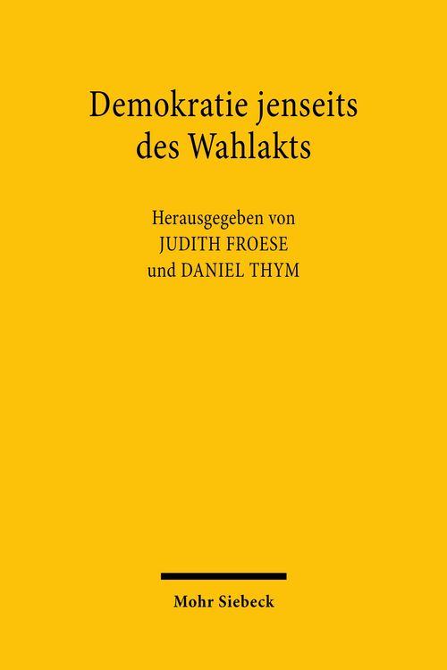 Produktbild: Demokratie jenseits des Wahlakts