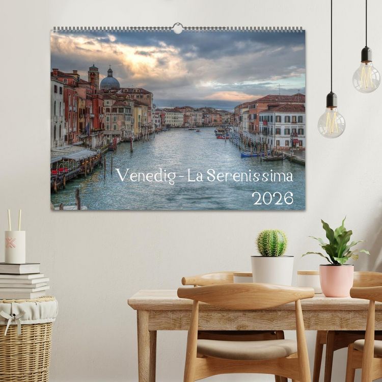 Produktbild: Venedig - La Serenissima 2026 (Wandkalender 2026 DIN A2 quer), CALVENDO Monatskalender