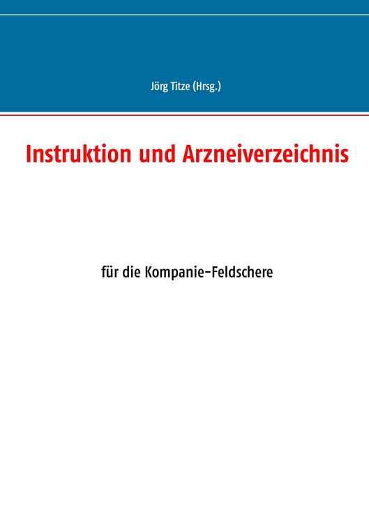 Produktbild: Instruktion und Arzneiverzeichnis