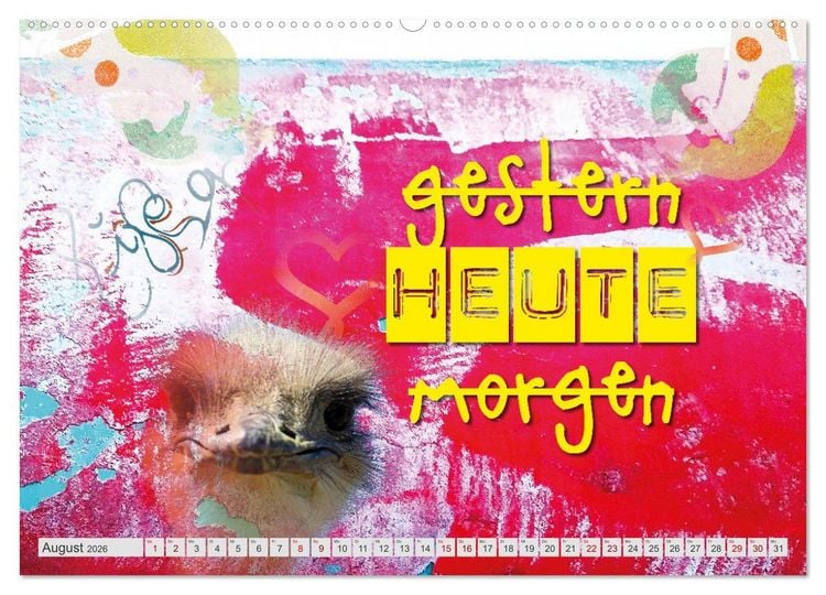 Produktbild: Stop dreaming start doing - H&ouml;r auf zu tr&auml;umen und mach es einfach (hochwertiger Premium Wandkalender 2026 DIN A2 quer), Kunstdruck in Hochglanz