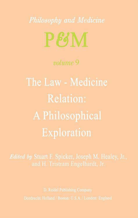 Produktbild: The Law-Medicine Relation: A Philosophical Exploration