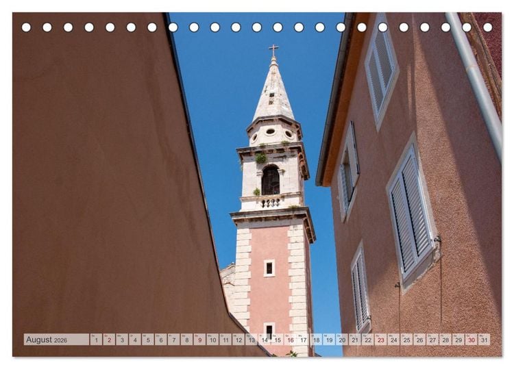 Produktbild: Zadar - R&ouml;mische Metropole in Kroatien (Tischkalender 2026 DIN A5 quer), CALVENDO Monatskalender