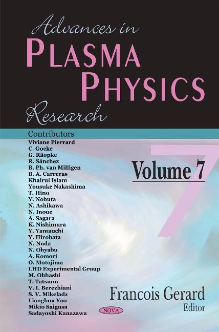 Produktbild: Advances in Plasma Physics Research