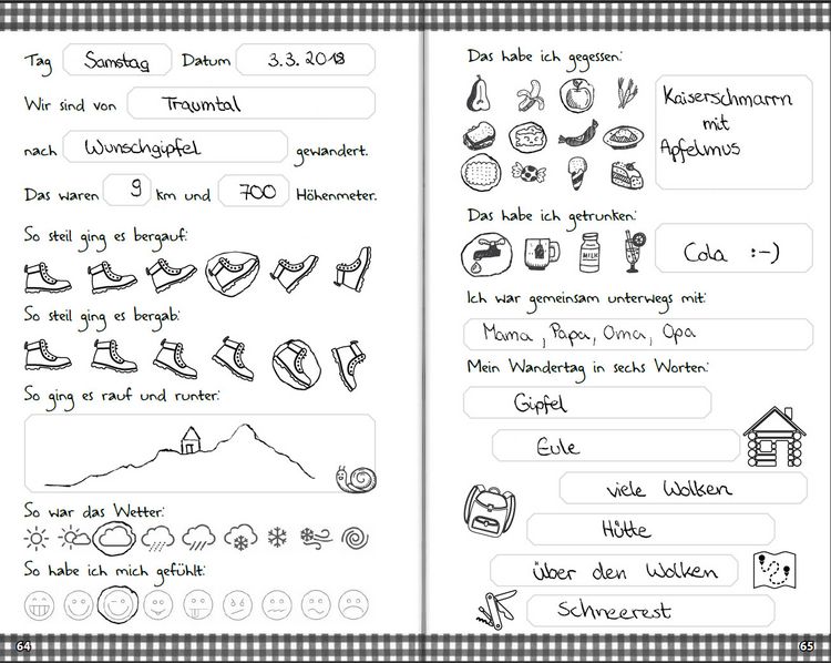 Produktbild: Mein Alpentagebuch - F&uuml;r alle Wander-Erlebnisse in den Bergen