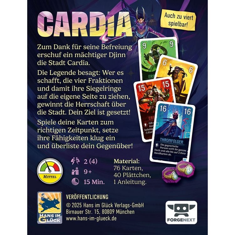 Produktbild: Duell um Cardia