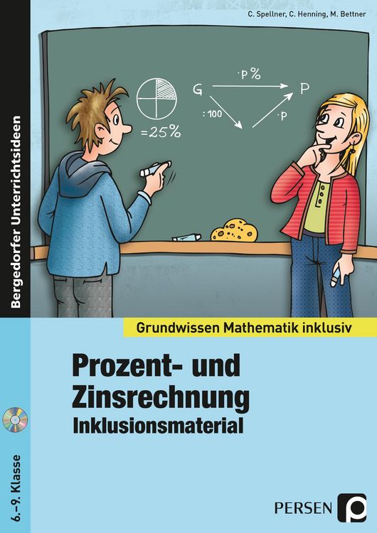 Produktbild: Prozent- und Zinsrechnung - Inklusionsmaterial