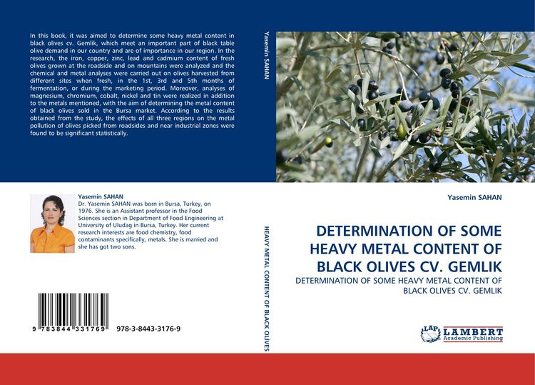 Produktbild: Determination Of Some Heavy Metal Content Of Black Olives Cv. Gemlik