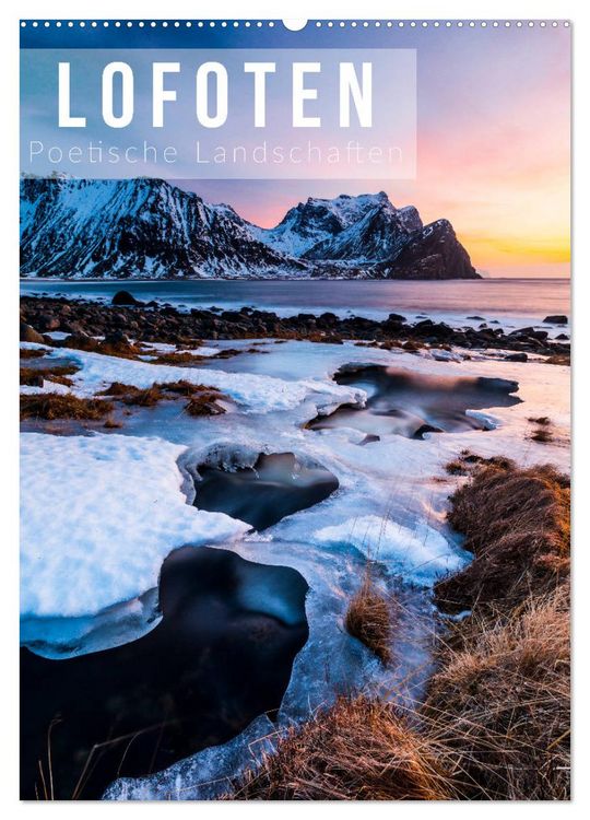 Produktbild: Lofoten. Poetische Landschaften (Wandkalender 2026 DIN A2 hoch), CALVENDO Monatskalender
