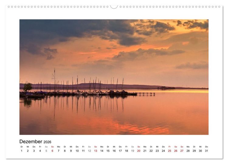 Produktbild: Steinhuder Meer Impressionen (Wandkalender 2026 DIN A2 quer), CALVENDO Monatskalender