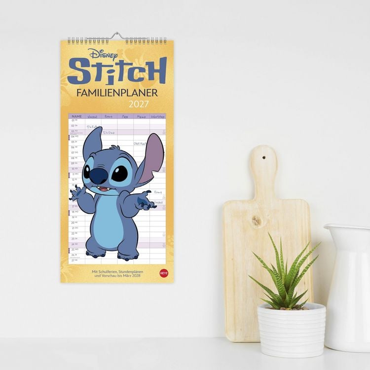 Produktbild: Stitch Familienplaner 2027