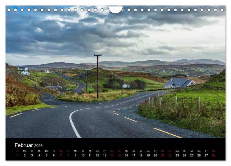 Produktbild: Irlands Landschaften (Wandkalender 2026 DIN A4 quer), CALVENDO Monatskalender