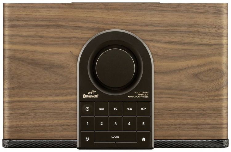 Produktbild: Sangean WFR-32 Internet Tischradio Internet Bluetooth&reg;, AUX, USB, Internetradio Inkl. Fernbedienung Schwarz, Holz