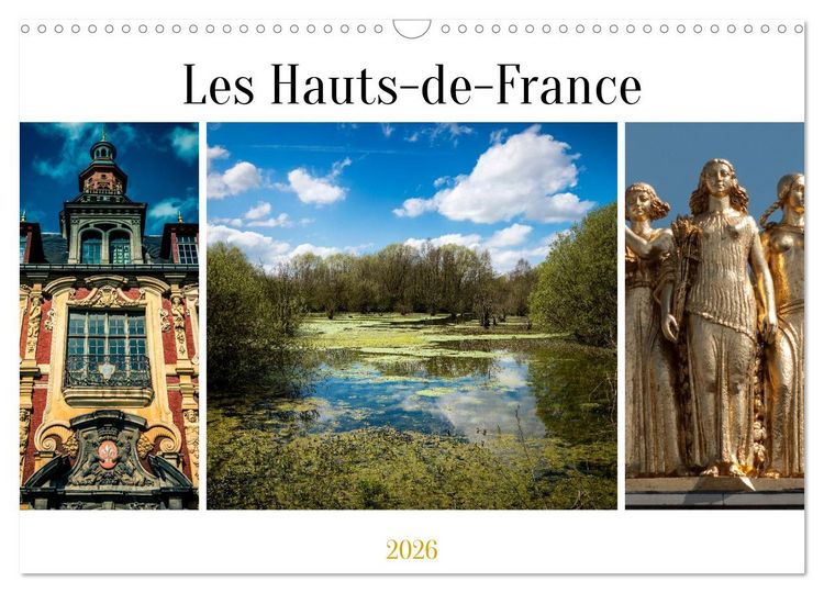 Produktbild: Les Hauts-de-France (Calendrier mural 2026 DIN A3 vertical), CALVENDO calendrier mensuel